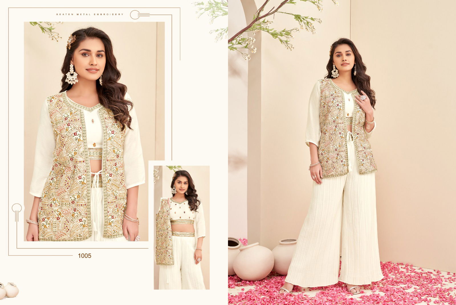 KF Nayna Shrug Jacket With Bottom Western Wholesale Shop In Surat